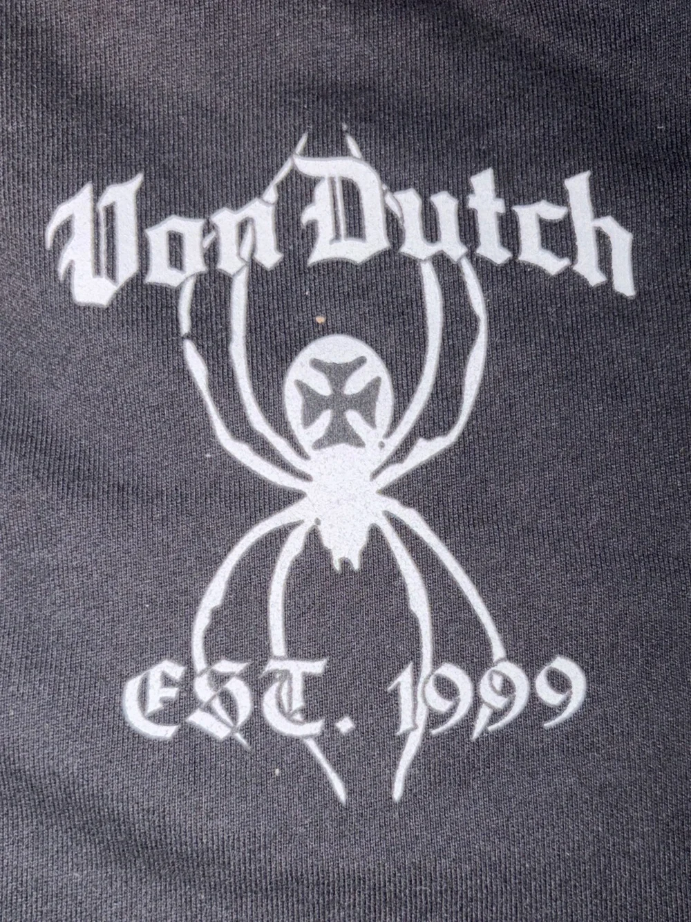 Von Dutch Black Spider Hoodie NWOT